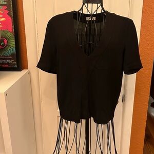 A.L.C. V-Neck Blouse-Size 0
